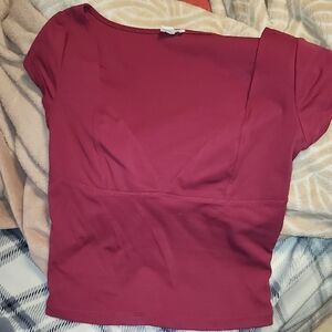 Garage Women's Burgundy Crop Top